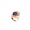 Луксозен сребърен пръстен, с фини кристали Swarovski®, черен оникс. PSR10222NEW