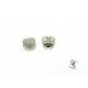  Луксозни  сребърни обеци от с фини кристали Swarovski®,  СЪРЦЕ . OS0065NEW