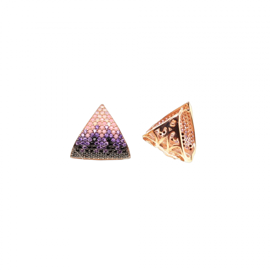  Луксозни обеци от розово сребро с кристали  Swarovski®  OS001013 NEW 