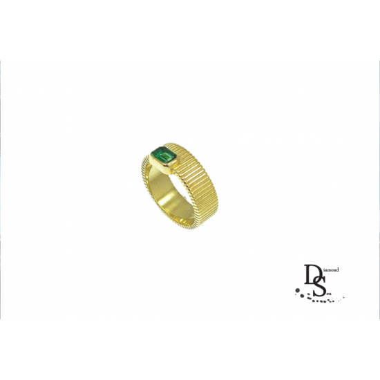  Луксозен сребърен пръстен, Позлатен 18К злато, модел Morellato. PSZ10002 NEW