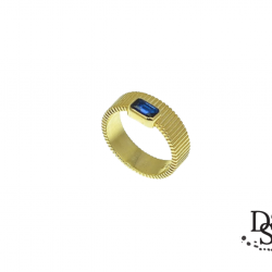 Луксозен сребърен пръстен, Позлатен 18К злато , Модел Morellato. PSZ10004 NEW