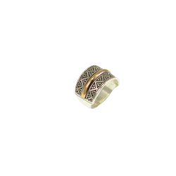  Луксозен  сребърен пръстен  със старинни мотиви. PS2024 NEW