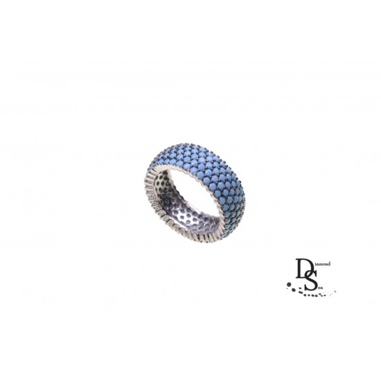  Луксозен сребърен пръстен с фини камъни тюркоаз. PSB101010 NEW