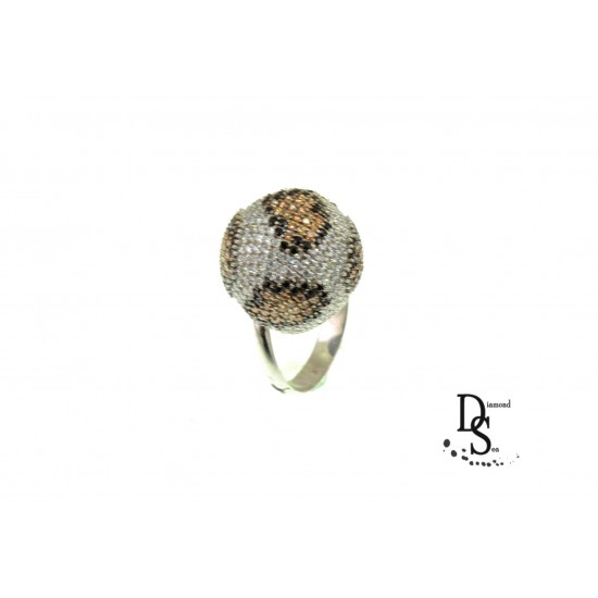 Луксозен сребърен пръстен с тигров мотив. PSB0055 NEW
