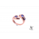  Луксозен сребърен пръстен,розово сребро. PSR10001 NEW