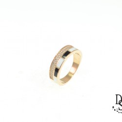 Луксозен италиански пръстен розово сребро. ХИТ- PS0077 NEW